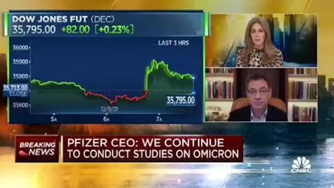 Criminal CEO For Pfizer Pimps Out 3 Shots For The Moronic, Impotent Omicron Nonsense
