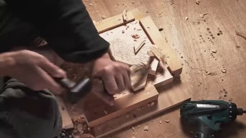 Wood Carving Dragon| To use technic of Japanese traditional wood carving| Woodworking