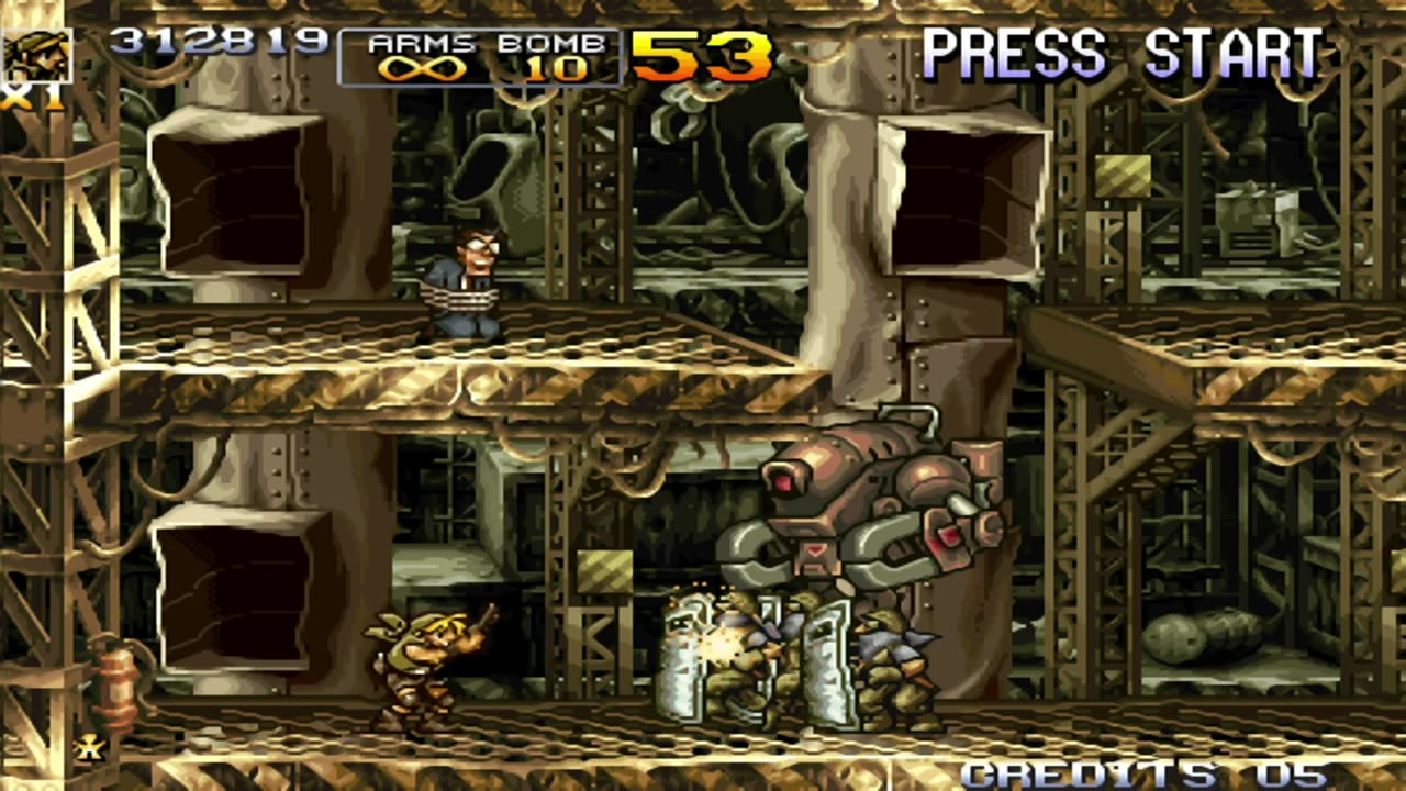 Metal Slug 5 Mission 03 #retrogaming #arcadegame #metalslug5 #nedeulers