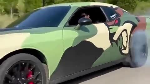 173 DODGE CHALLENGER HELLCAT SRT BURNOUT CUSTOM WRAP