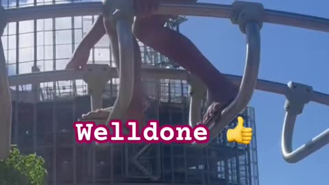 Climbing on for the first time