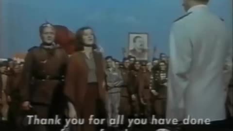 Very unsettling propaganda film of Joseph Stalin