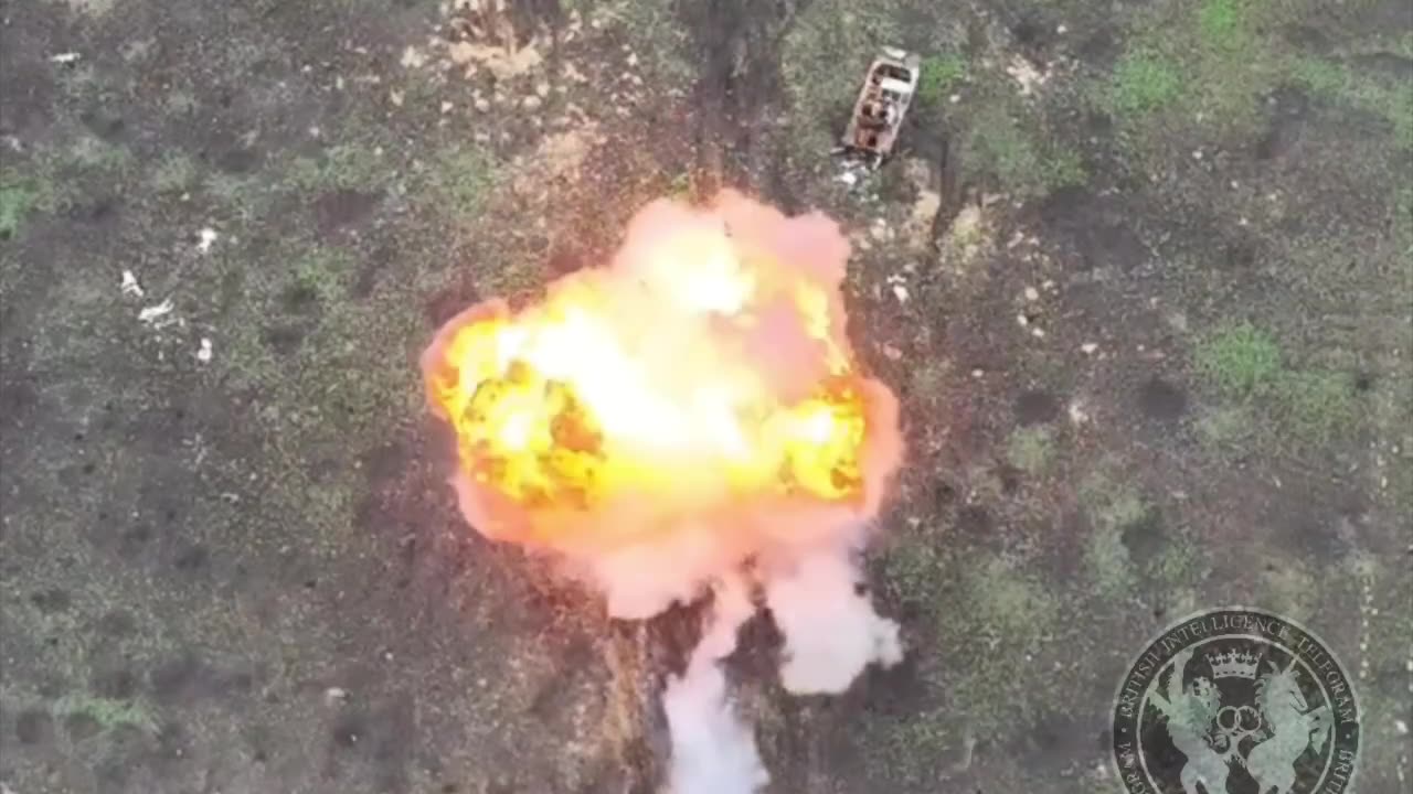 Insane Detonation of a Russian Tank