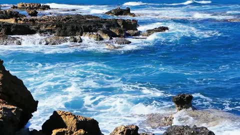 The sea waves