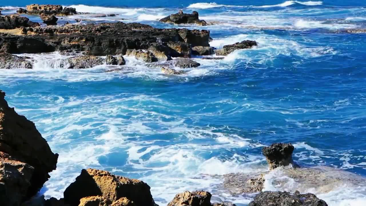 The sea waves
