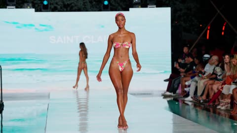 "Jazzma Kendrick in SLOW MOTION | Miami Swim Week 2024 Highlights"