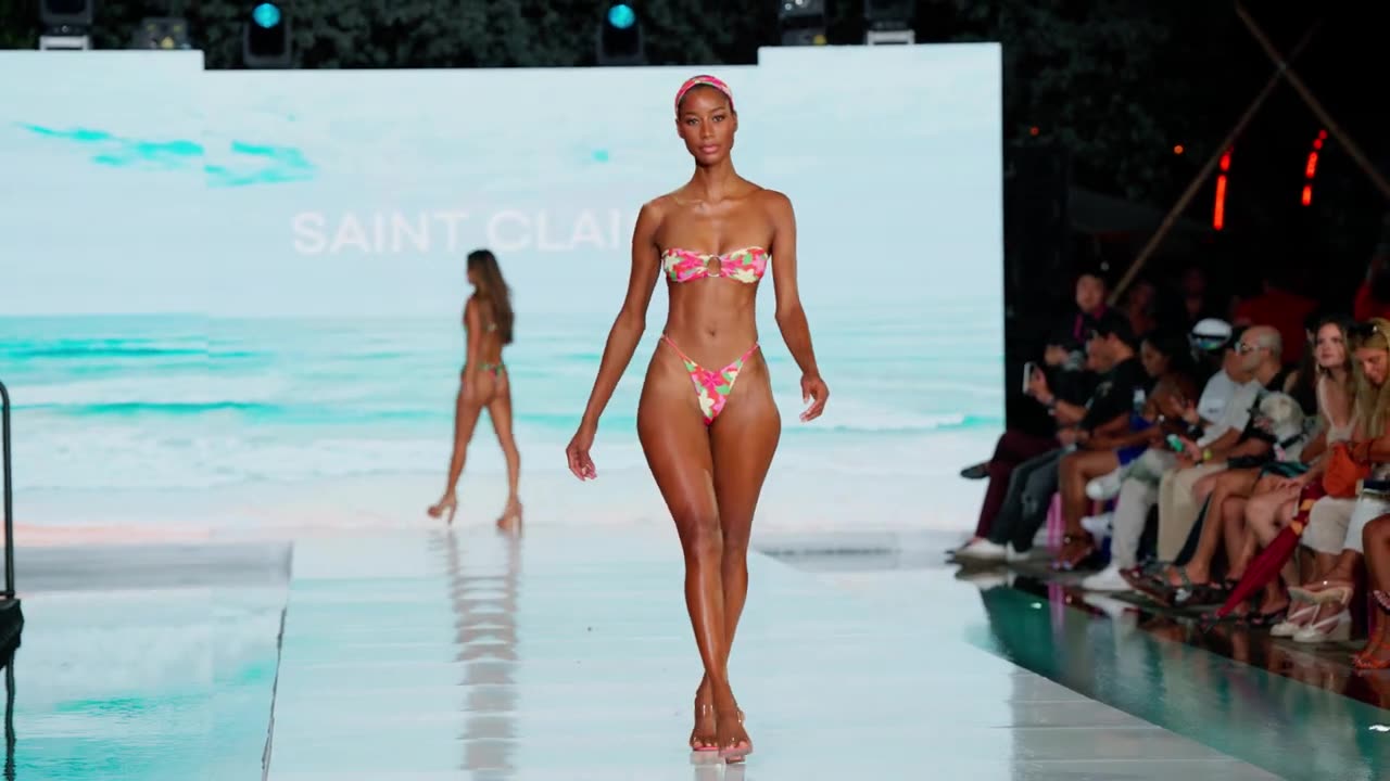 "Jazzma Kendrick in SLOW MOTION | Miami Swim Week 2024 Highlights"