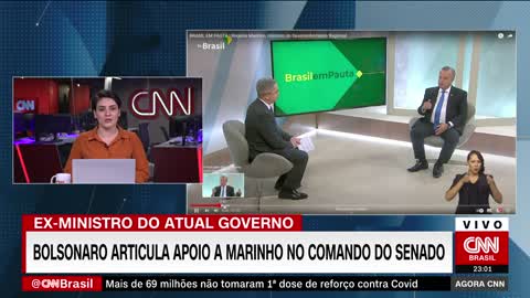 Bolsonaro articula apoio a Marinho no comando do Senado | AGORA CNN