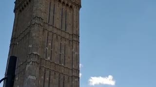 Big Ben, London eye and the British Parliament