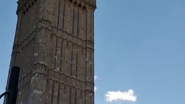 Big Ben, London eye and the British Parliament
