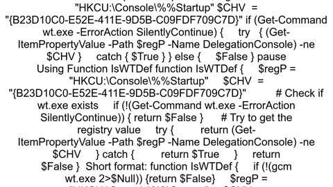 Detecting whether the terminal is the modern 39Terminal39 app or the regular 39Command Prompt39 in