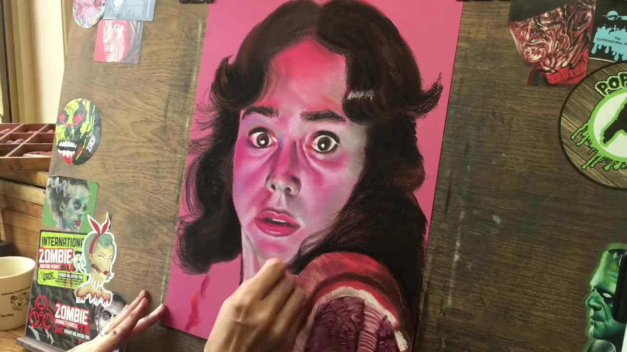 Suspiria speed drawing video