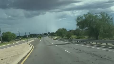 Tall Twister Over the Highway