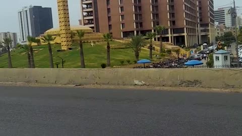 Road of karachi pakistan