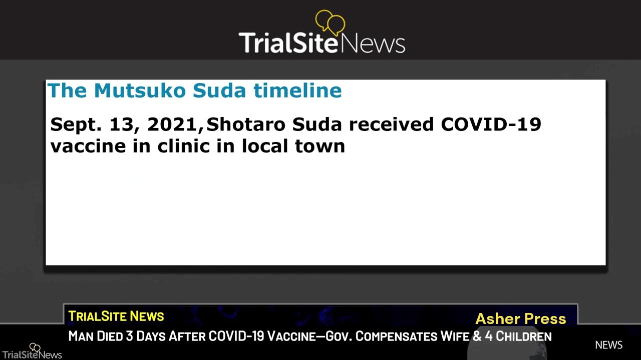 After 18 months, Ministry Compensates Wife of 36 Year-Old Japanese COVID Vaccine Victim