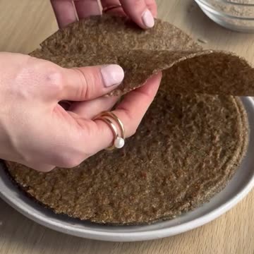 2 ingredient sunflower seed wraps - RECIPE IN DESCRIPTION