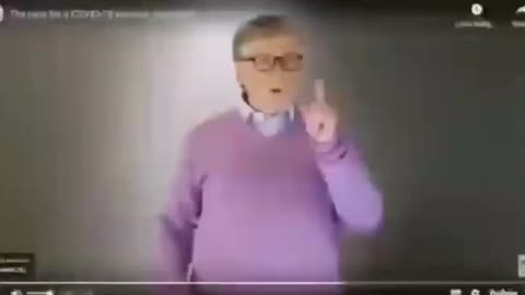 BILL GATES CAUGHT ON VIDEO ADMITTING VACCINES WILL