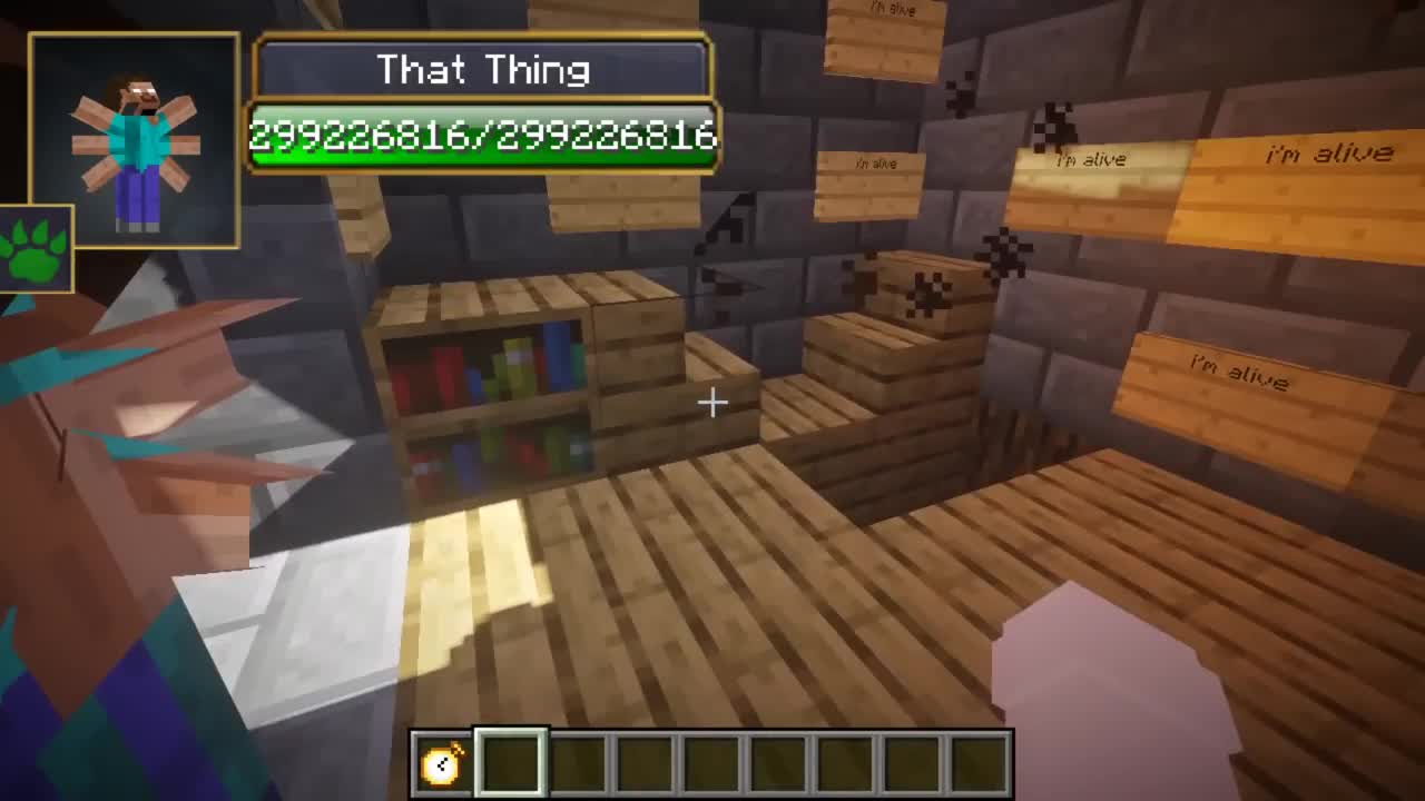 Herobrine vs Error422 all creepypasta mobs in minecraft part 107