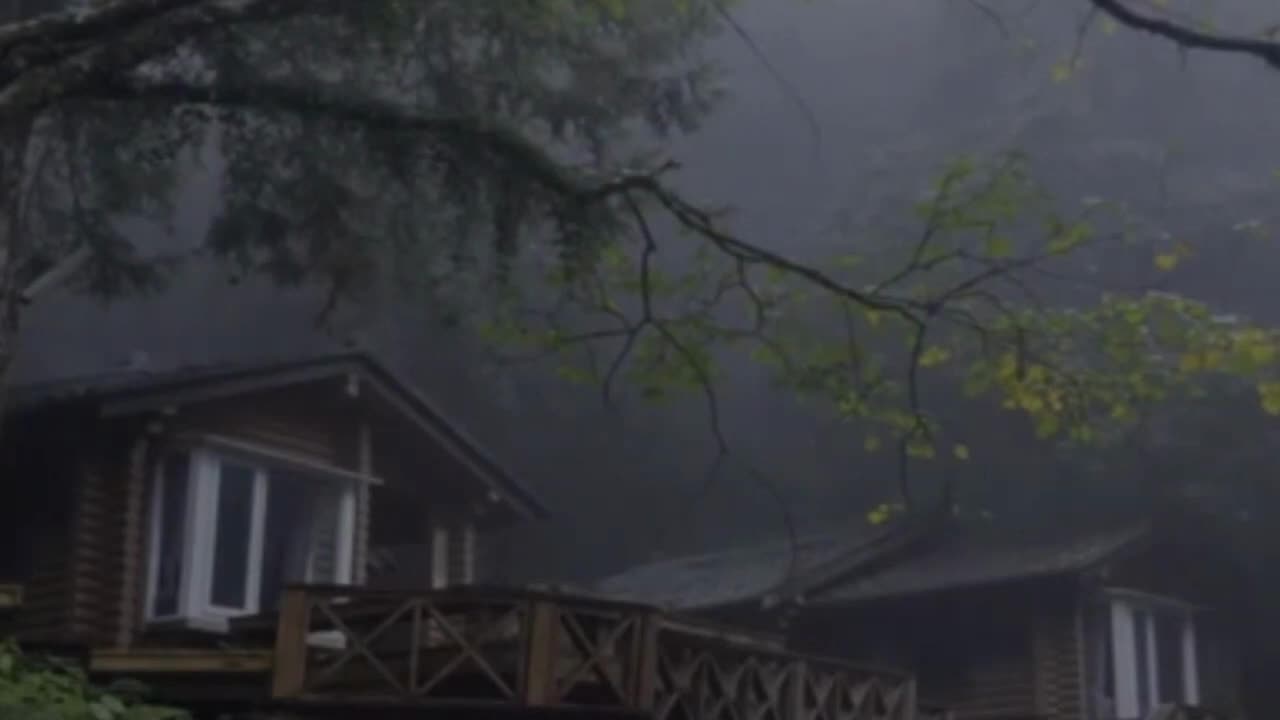 Relax Music,Noise of Rain on the Roof of old Sound of rain and thunder for sleep