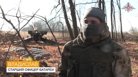Work of artillerymen of the Defense Forces in the special operation zone.