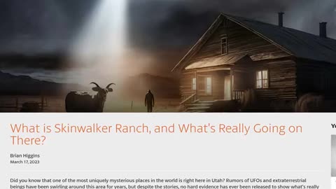 SKINWALKER RANCH RELEVISION SHOW WILL OUT U.F.O.S VERY VERY SOON.