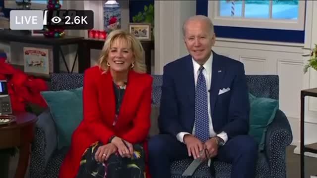 Biden says "Let's go Brandon, I agree" during Christmas call with kids and parents