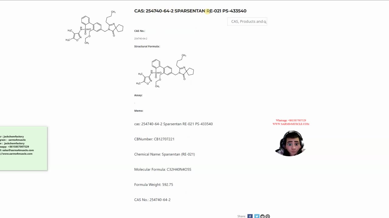 Sparsentan RE-021 CAS: 254740-64-2