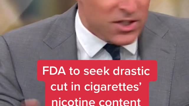 FDA to seek drastic cut in cigarettes' nicotine content