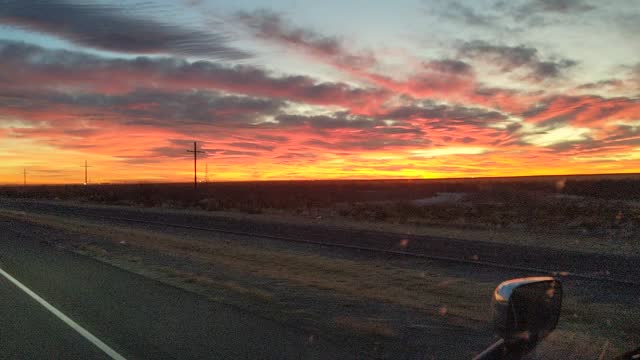 Sunrise over the Oil patch