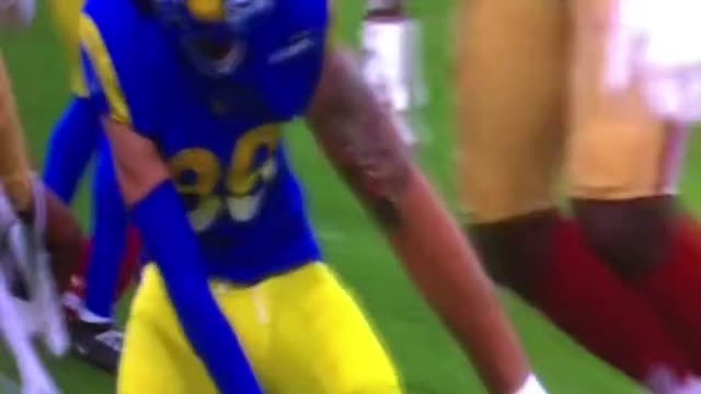 Los Angeles Rams drop the pass game is over against the 49ers