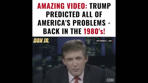 Donald Trump Predicted All of America's Problems - Back in the 1980's