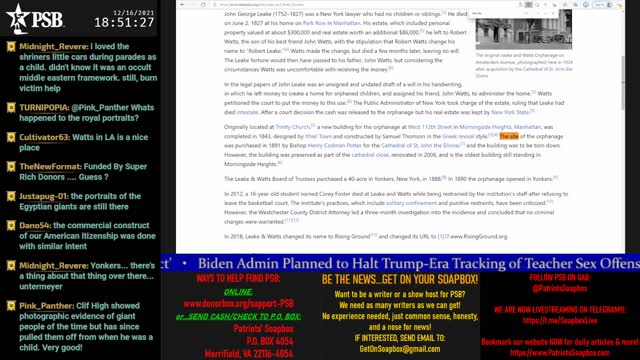 2021-12-16 17:00 EST - Freedom Rings: with Pamphlet Anon