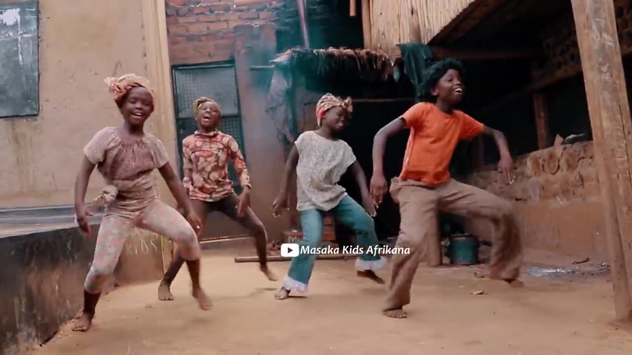 Masaka Kids Africana Dancing Kumbaya #StayHome & Dance With Us Video 6