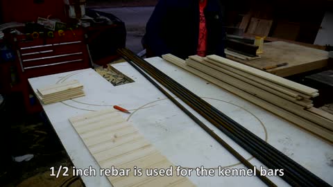 Luxury Dog Kennel Part 3# The Bars (made from rebar!)