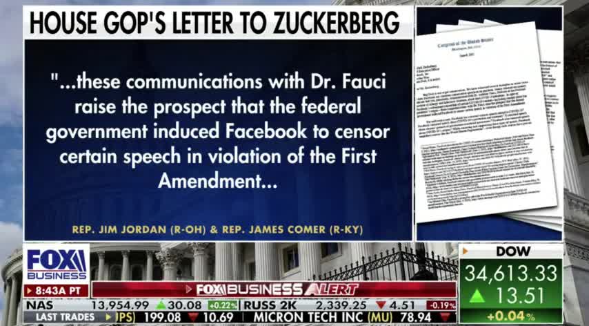 im Jordan Demands Answers from Fauci and Facebook june 9th 2021