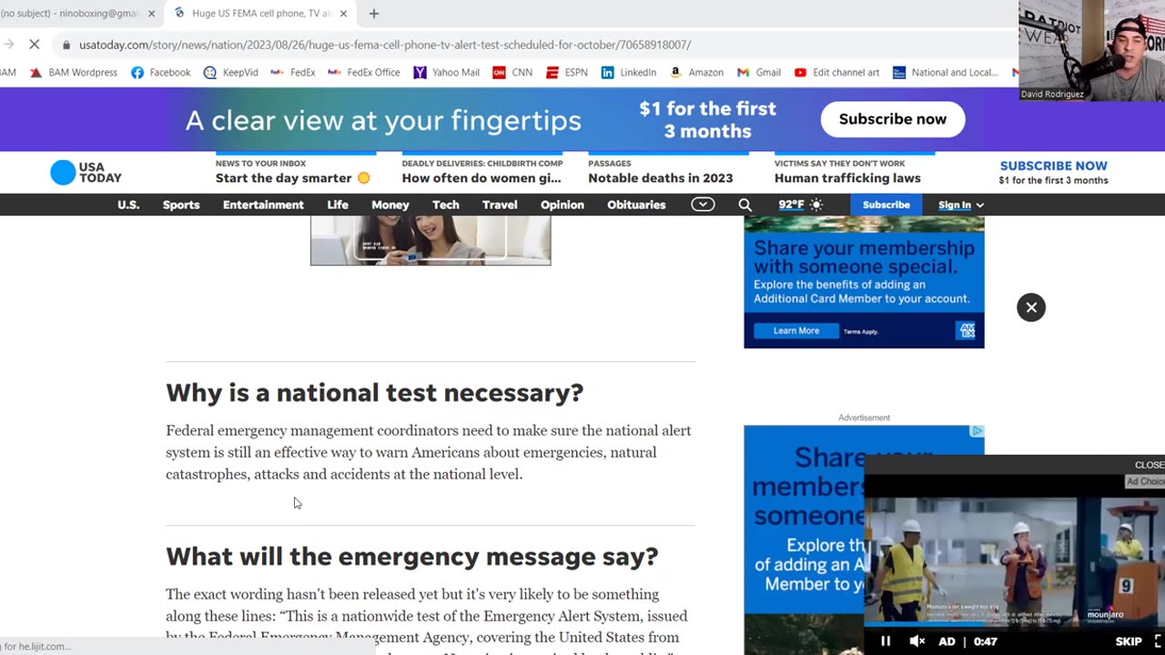 RED ALERT EBS To Be Used In October