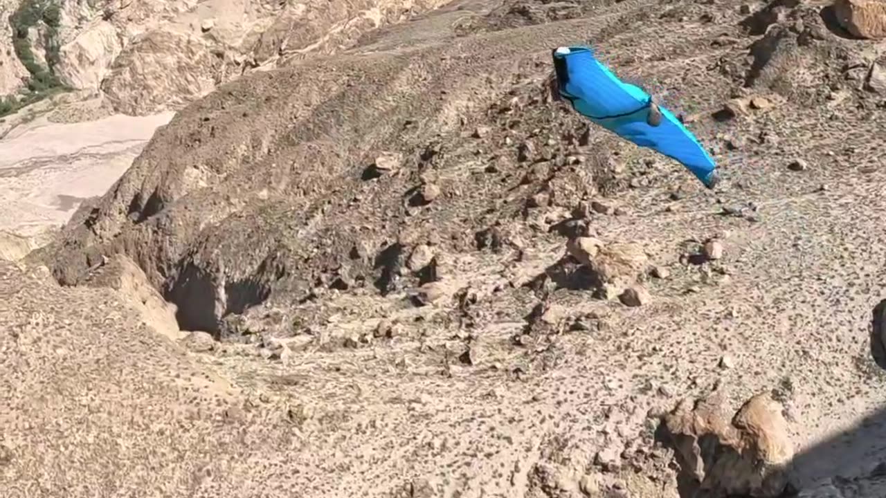 flying towards Attabad Lake, Hunza Valley