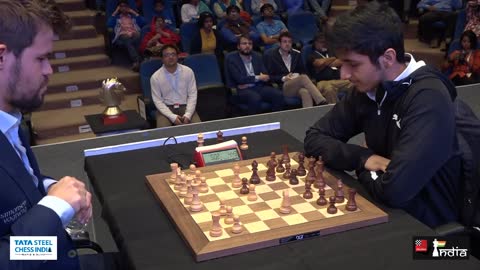 The shortest game of Magnus Carlsen's chess career! wow