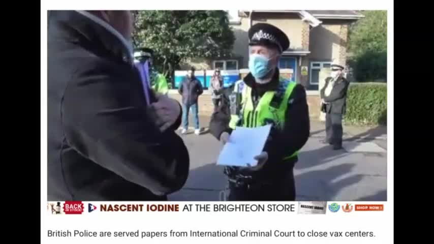 British Police Served Papers from Situation Update