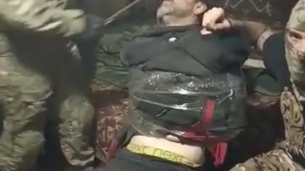 Georgian mercenary captured near Bakhmut, listens to Wagner concert