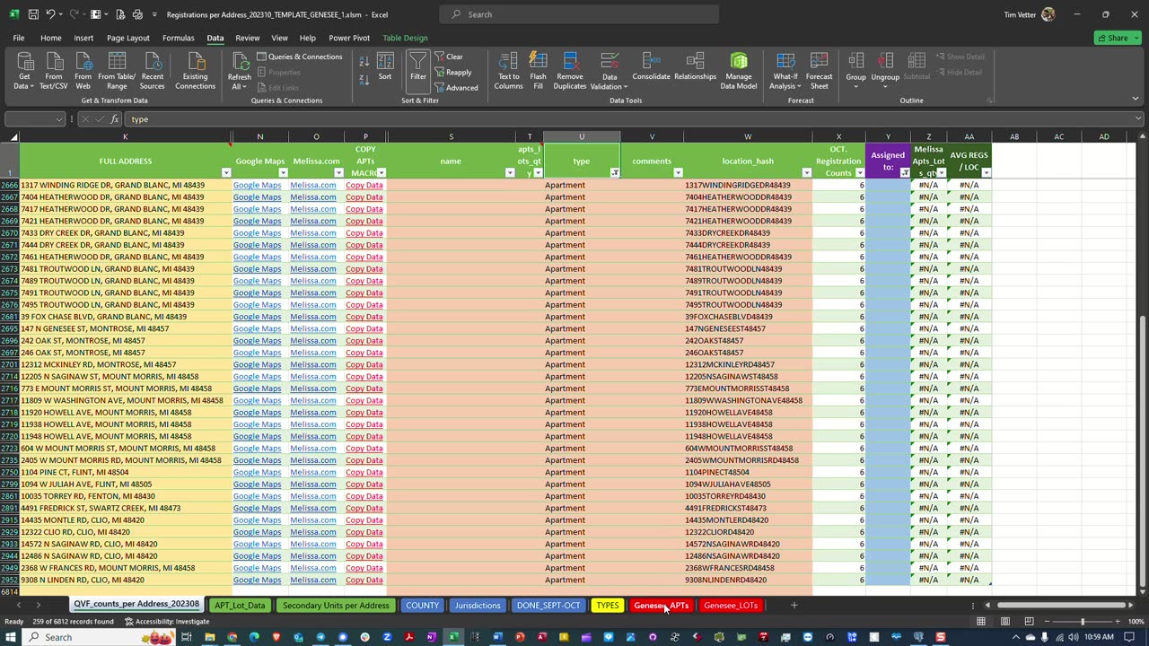 CMV Workflow to process Addresses_3 of 3