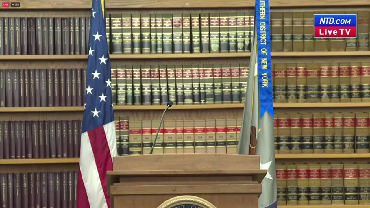 NTD-LIVE: U.S. Attorney Announces Indictment of U.S. Senator Robert Menendez for Bribing