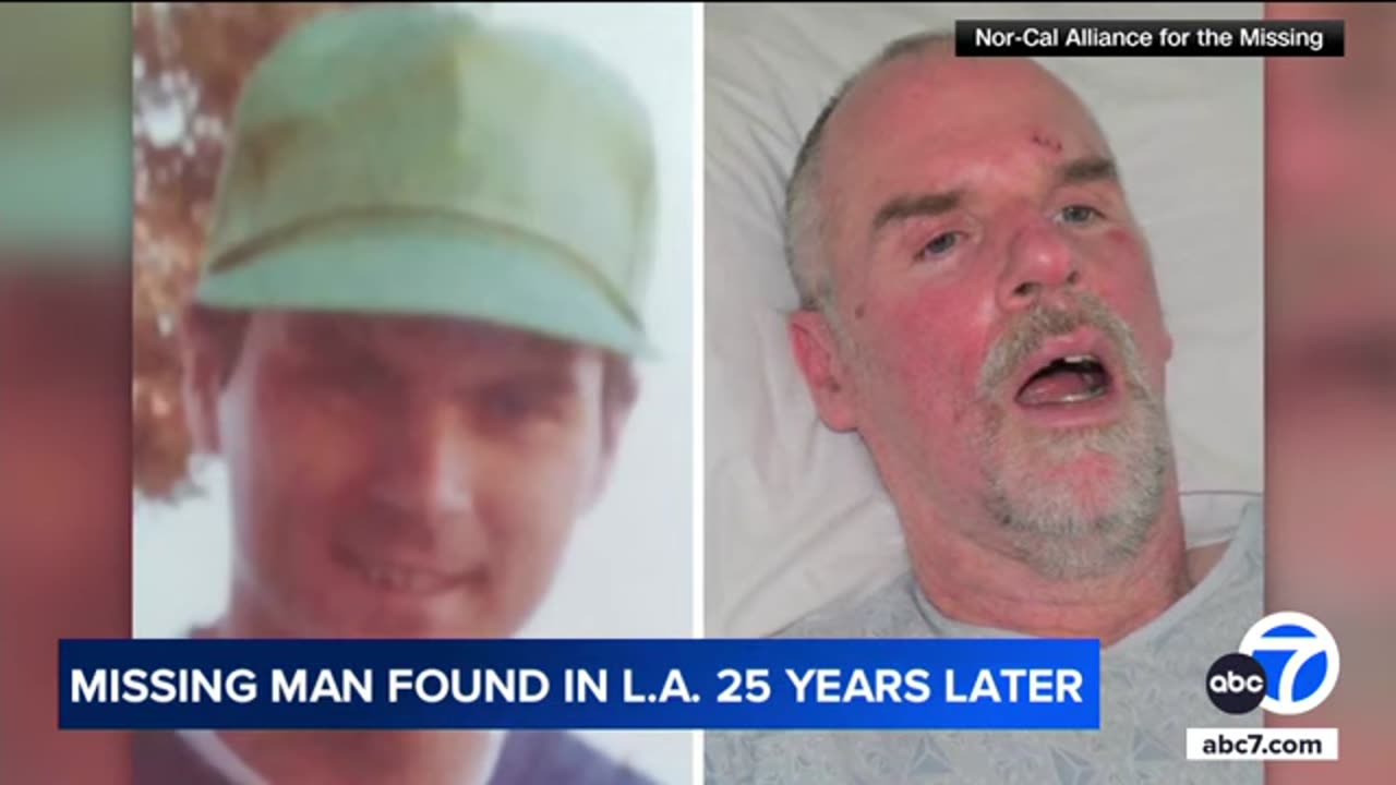 Man missing for 25 years found in LA after sister sees him in the news