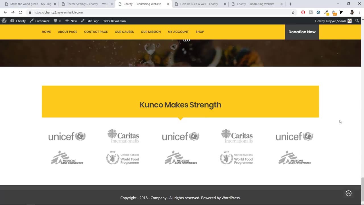 How to Make a Charity and a Fundraising Website for Organisations & NGOs with WordPress Kunco Theme