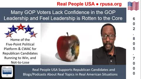 GOP Voters Feel GOP Leadership is Rotten to the Core