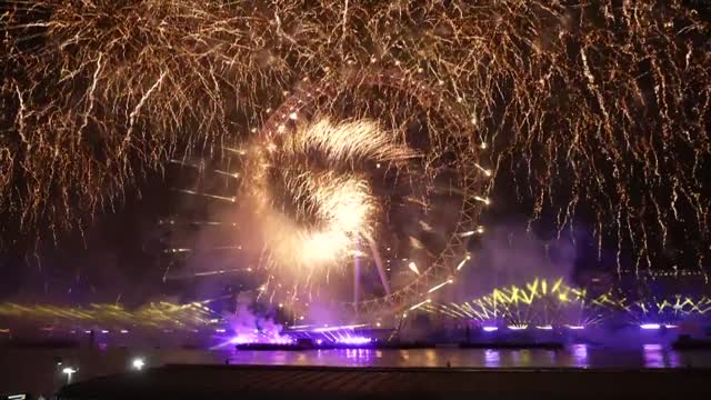 Tributes Paid to the Queen at London 2023 Fireworks