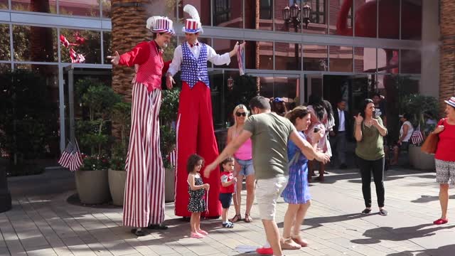 4th of July 2017 weekend at the Linq promenade in Las Vegas.