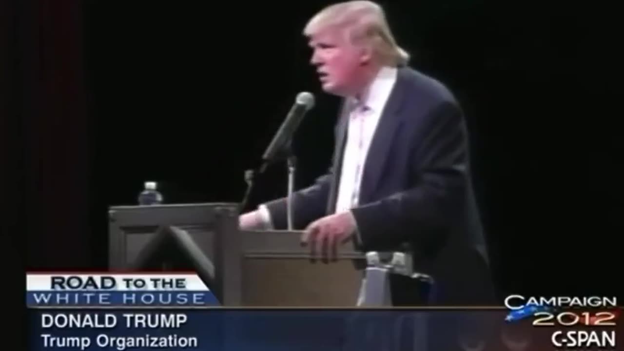 Donald Trump on tariffs 2012