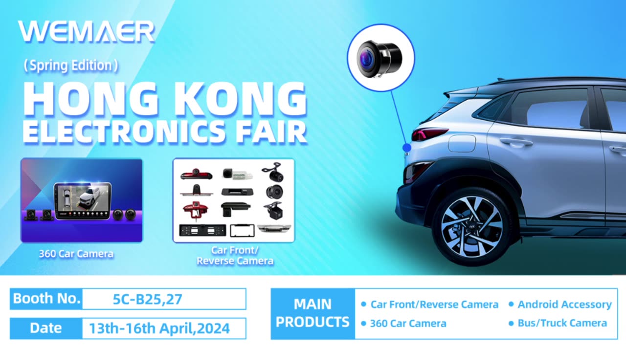 Wemaer is waiting for you at the Hongkong Electronics Fair 2024