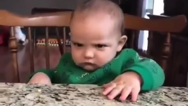 Funny Angry Baby Boy OMG Beautiful Moments